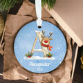 Personalized Christmas Initial Ornament