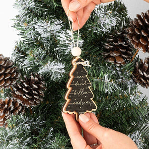 Personalized Family Tree with 6 Names Ornament for Christmas - GiftShire