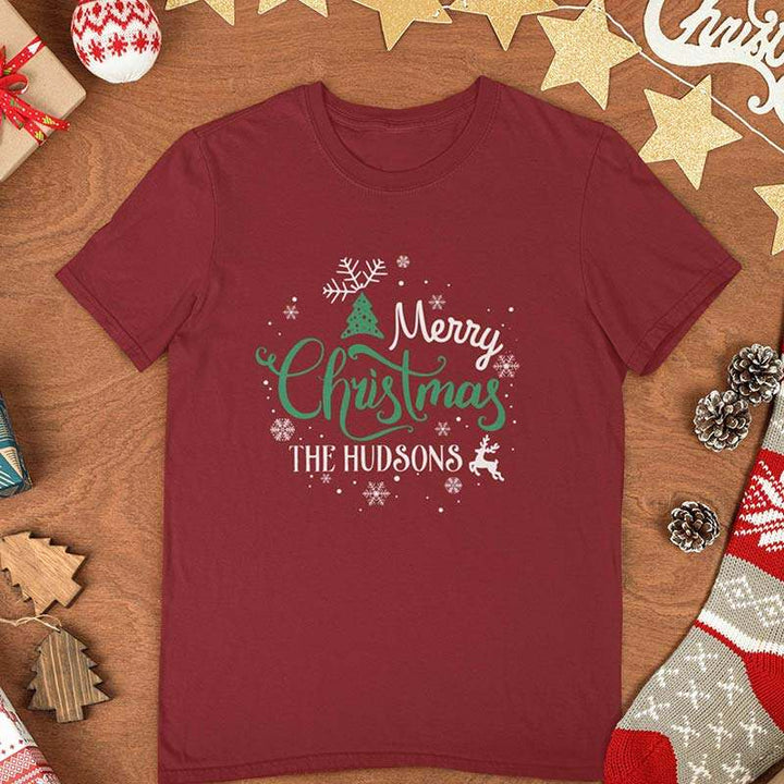 Personalized Christmas Shirt, Merry Christmas Shirt, Christmas Gift - GiftShire