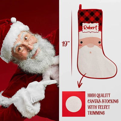Personalized Christmas Stockings Featuring 7 Festive Characters - GiftShire