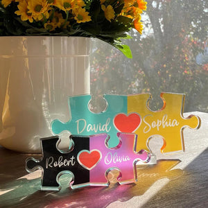 Personalized Couple Names Puzzle for Valentines - GiftShire