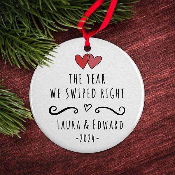 Online Dating Ceramic Ornament - GiftShire