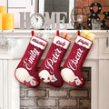 Polar Bear Family Christmas Stocking - GiftShire