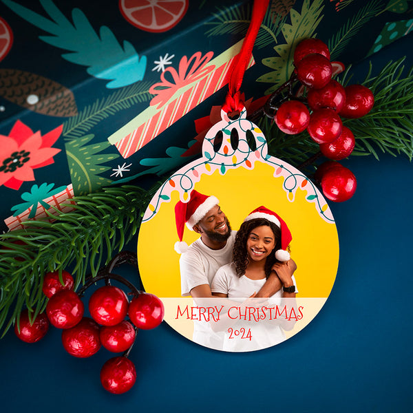 Personalized Crown Ornament with Photo - GiftShire