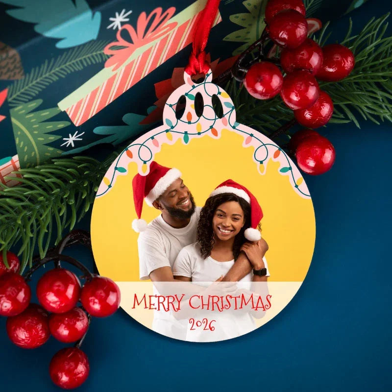 Personalized Crown Ornament with Photo