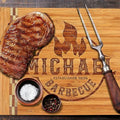 Personalized Cutting Board for Men, Dad Grilling Gift, Christmas Gift - GiftShire