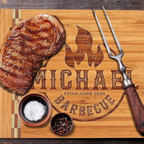 Personalized Cutting Board for Men, Dad Grilling Gift, Christmas Gift