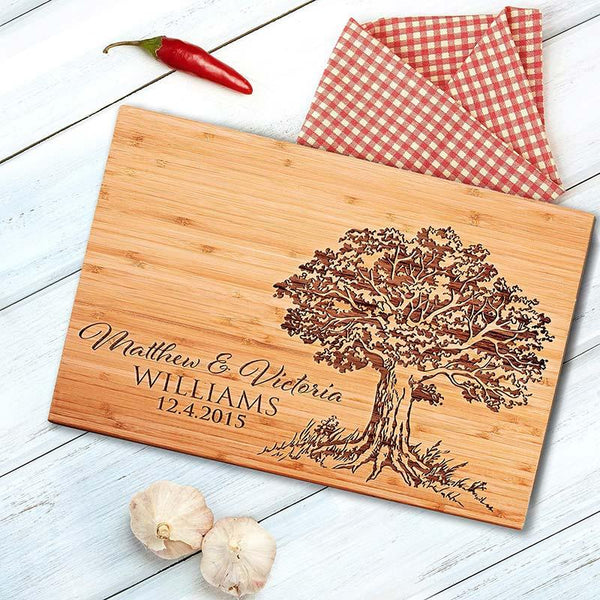 Personalized Cutting Board for Couples, Christmas Gift, Newlywed Gift