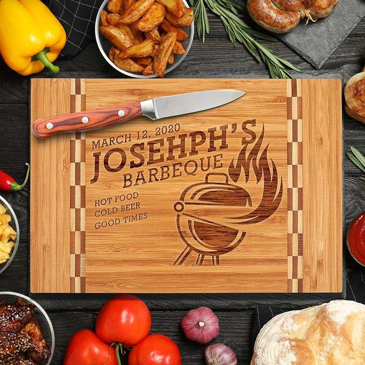 Personalized Dad Cutting Board, Christmas Gift for Dad, Gift for Him - GiftShire