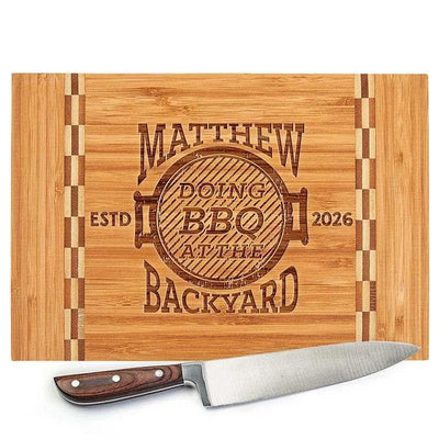 Personalized Dad Cutting Board, Christmas Gift for Dad, Gift for Him - GiftShire