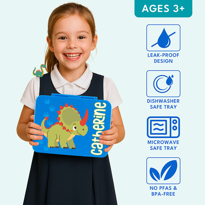 Personalized Dino Munch Lunch Box For Kids