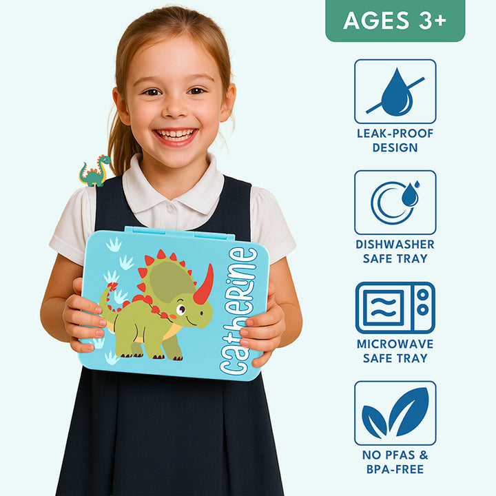 Personalized Dino Munch Lunch Box For Kids
