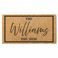 Last Name Personalized Doormat for American Families