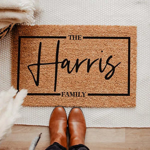 Personalized Family Door Mat, 9 Design Options - GiftShire