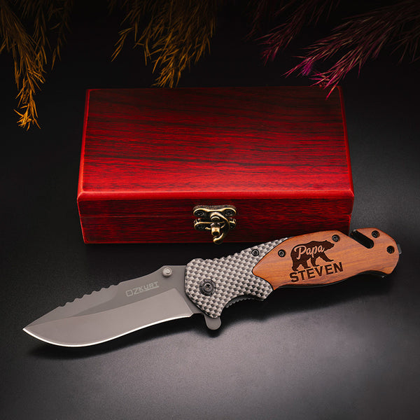 Personalized EDC Fiber Pocket Knife For Everyday Carry - GiftShire
