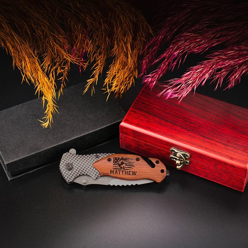 Personalized EDC Fiber Pocket Knife For Everyday Carry - GiftShire