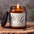 Personalized Engagement and Couple Candle