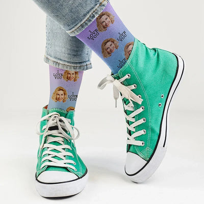 Personalized face on Socks for Adults, Young and Kids - GiftShire