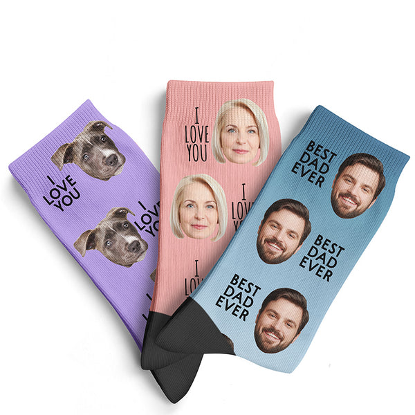 Personalized face on Socks for Adults, Young and Kids - GiftShire