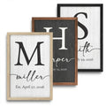Personalized Family Name Sign – Custom Housewarming Gifts