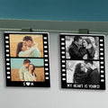 Personalized Film Clip with 2-Photo for Car Visor