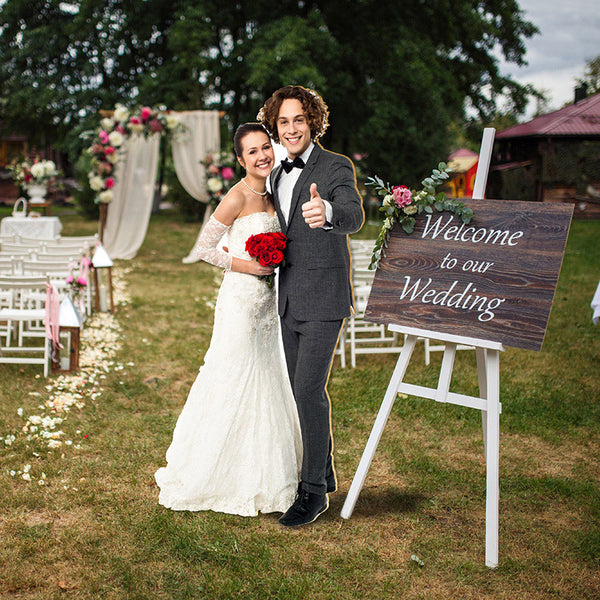 Personalized, Floor Standing Body Size Picture Sign
