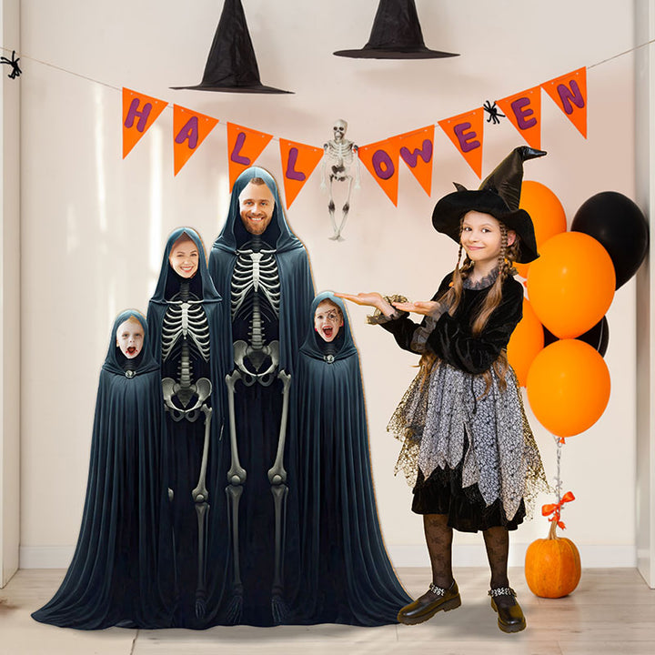 Personalized Full-Size Skeleton Halloween Sign - GiftShire