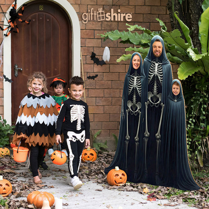 Personalized Full-Size Skeleton Halloween Sign - GiftShire
