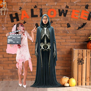 Personalized Full-Size Skeleton Halloween Sign - GiftShire