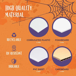 Personalized Full-Size Skeleton Halloween Sign - GiftShire