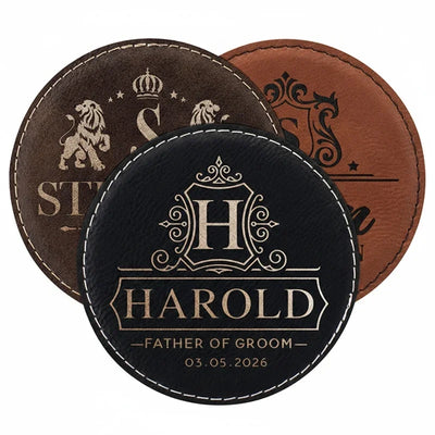 Personalized Groomsmen Coaster For Wedding