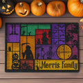Personalized Halloween Doormat with Family Name - GiftShire
