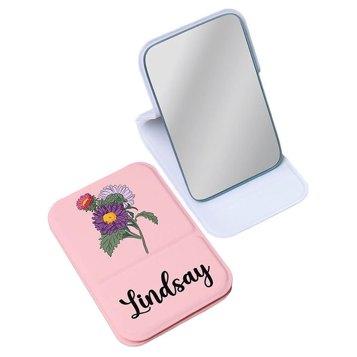 Personalized Handheld Foldable Mirror for Women