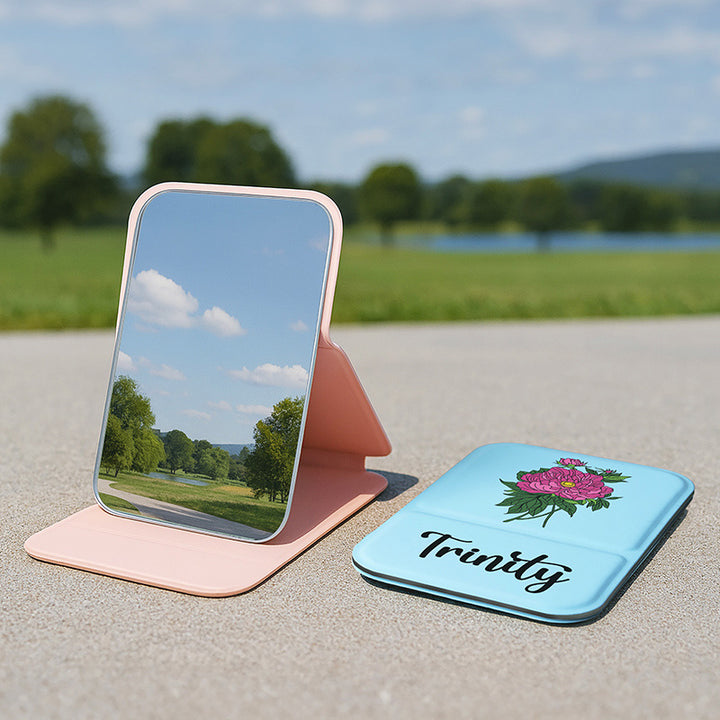 Personalized Handheld Foldable Mirror for Women