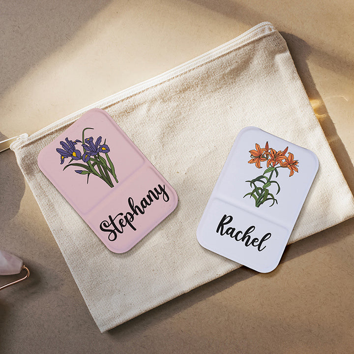 Personalized Handheld Foldable Mirror for Women