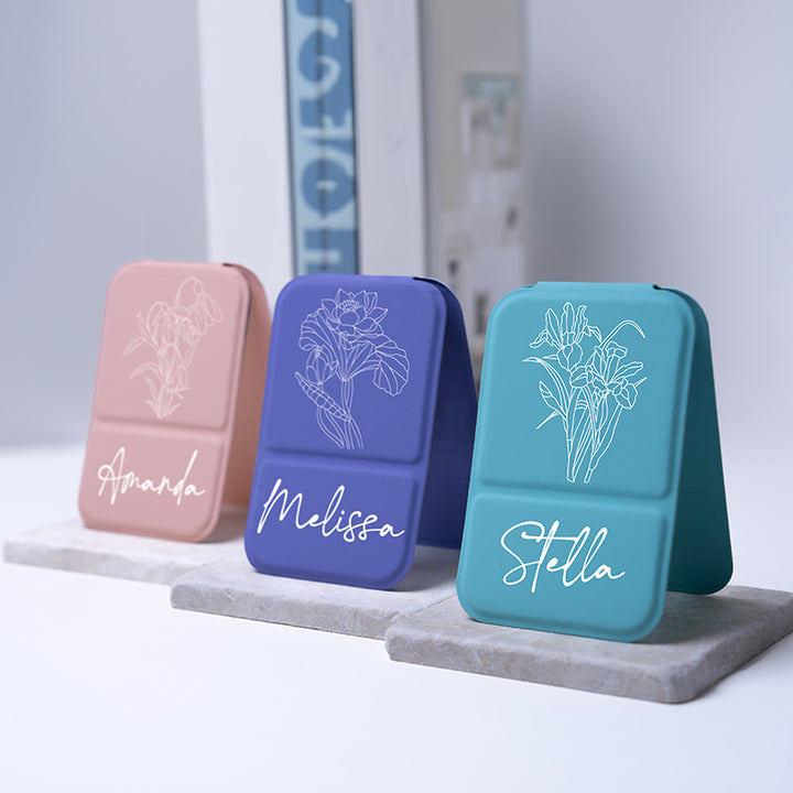 Personalized Handheld Foldable Mirror for Women