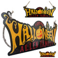 Personalized Happy Halloween Sign with Family Name - GiftShire