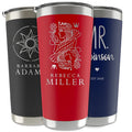 Personalized His & Hers Tumblers - Matching Gift For Couples - GiftShire