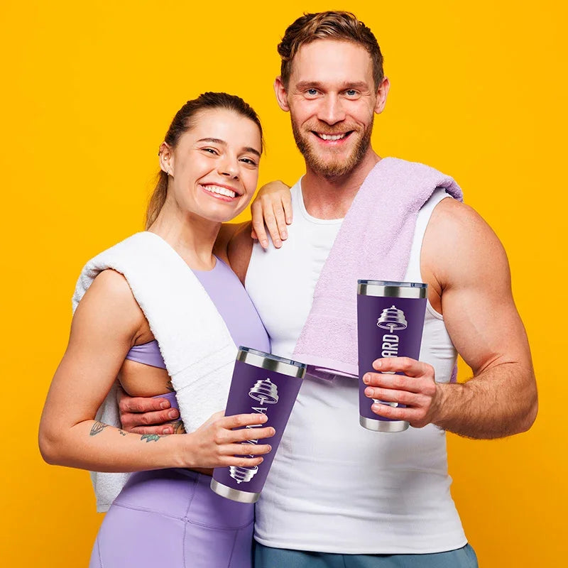 Personalized His & Hers Tumblers - Matching Gift For Couples - GiftShire