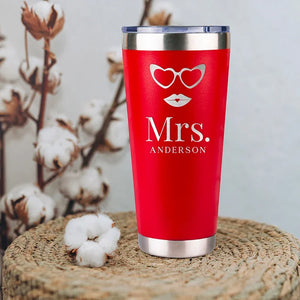 Personalized His & Hers Tumblers - Matching Gift For Couples - GiftShire