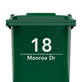 Personalized House Number & Address Vinyl Sticker