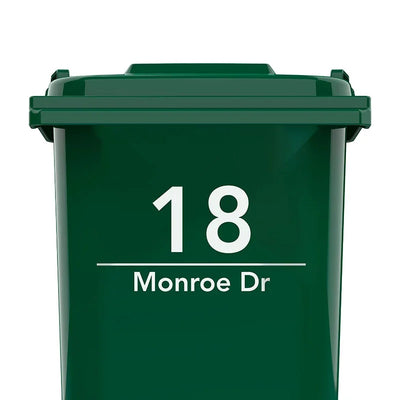Personalized House Number & Address Vinyl Sticker