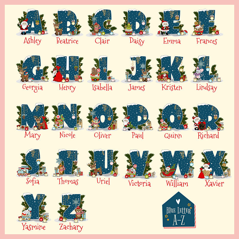 Personalized Initial Santa Sack with Custom Letters