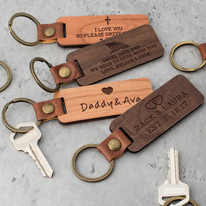 Personalized Keychain - Name, Text and Icon Engrave - GiftShire