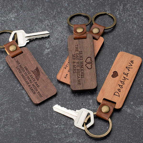 Personalized Keychain - Name, Text and Icon Engrave - GiftShire