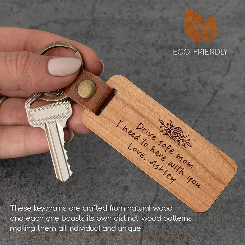 Personalized Keychain - Name, Text and Icon Engrave - GiftShire