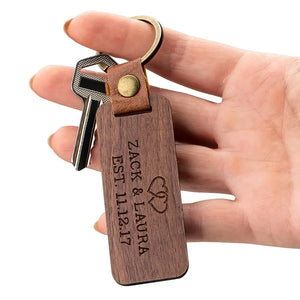Personalized Keychain - Name, Text and Icon Engrave - GiftShire