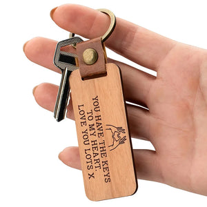 Personalized Keychain - Name, Text and Icon Engrave - GiftShire