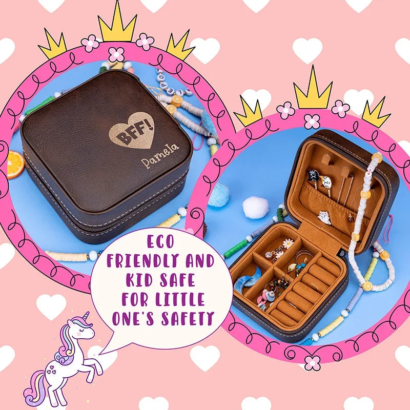 Personalized Kid Safe Jewelry Box for young Ladies - GiftShire