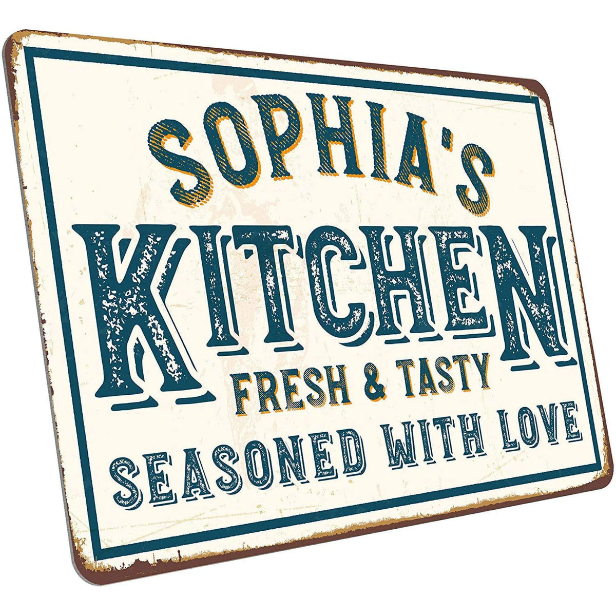 Custom Kitchen Sign Vintage Style - 8X12 - GiftShire